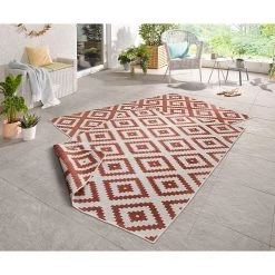 Northrugs Tapis intérieur/extérieur Luqa - Marron chevreuil - 200 x 290 cm -Tapis Soldes Boutique 1000045476 181210 13362300006 MOOD GALLERYIMAGES P000000001000045476 mood