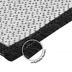 Andiamo Tapis Saint Louis - Anthracite / Argenté - Dimensions: 120 x 170cm -Tapis Soldes Boutique 1000075238 220301 050 DETAILS P000000001000075238