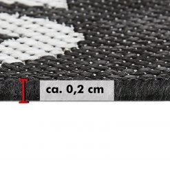 Luxor living Tapis Saint Louis - Fibres synthétiques - Gris clair / Anthracite -Tapis Soldes Boutique 1000075899 220301 060 DETAILS P000000001000075899