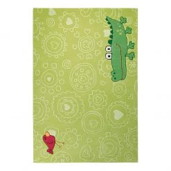 Tapis Sigikid Crocodile Happy Zoo - Grand modèle, vert - 120 x 180 cm