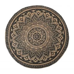 Top Square Jute-tapis Svaneke - Fibres naturelles -brun