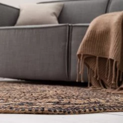 Top Square Jute-tapis Svaneke - Fibres naturelles -brun -Tapis Soldes Boutique 1000110396 201022 15083600005 DETAILS P000000001000110396