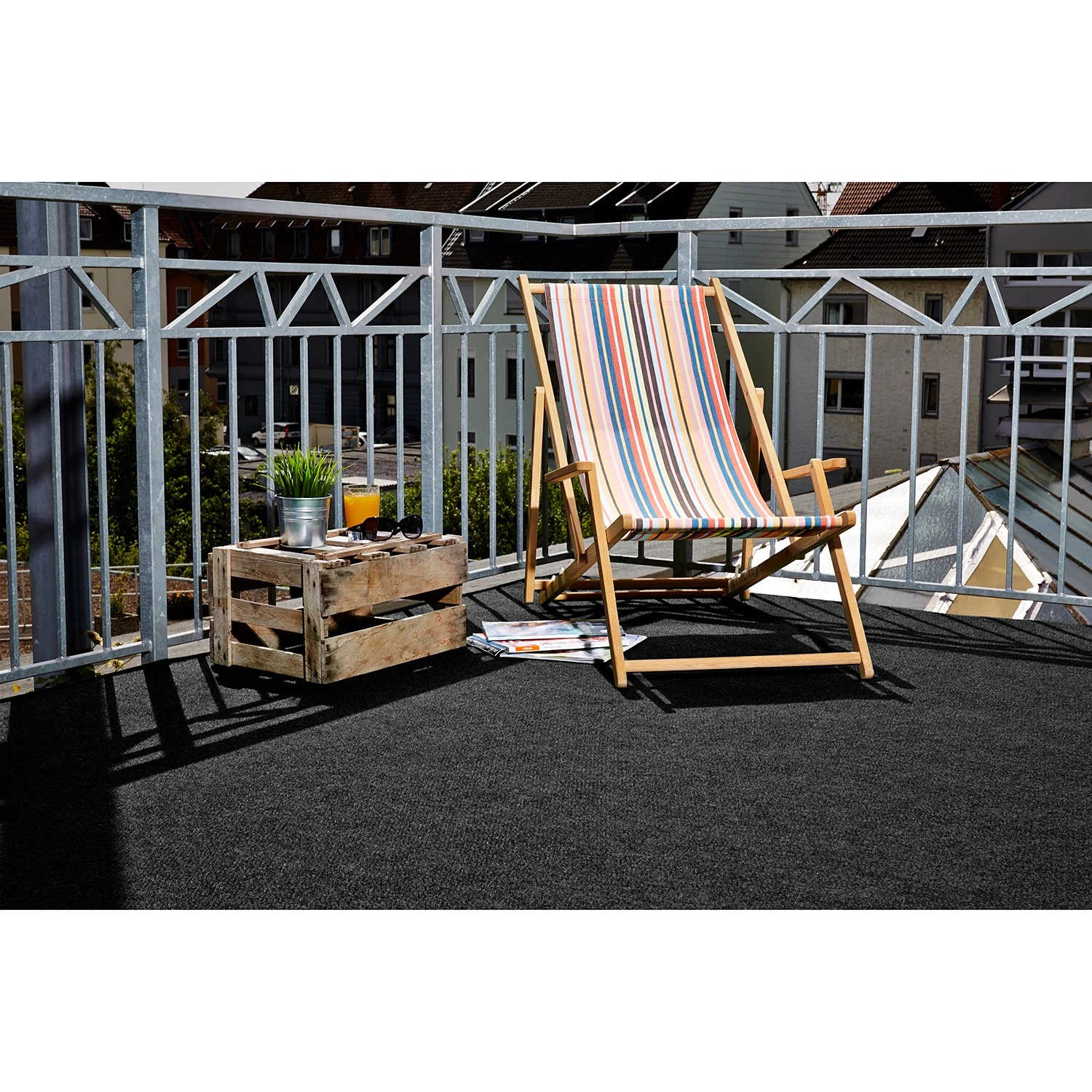 Andiamo Gazon synthétique Komfort - Feutre - Gris 4 Andiamo Gazon synthétique Komfort - Feutre - Gris – Image 2