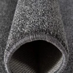 Andiamo Tapis à poils courts Jacksonville - Fibres synthétiques - Gris foncé -Tapis Soldes Boutique 1000117050 180606 09322716 GALLERYIMAGES P000000001000117050