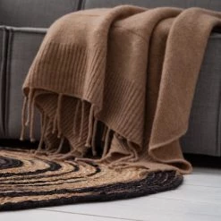 Top Square Tapis en jute Duba - Jute - Beige / Noir -Tapis Soldes Boutique 1000117119 201022 15084100012 DETAILS P000000001000117119