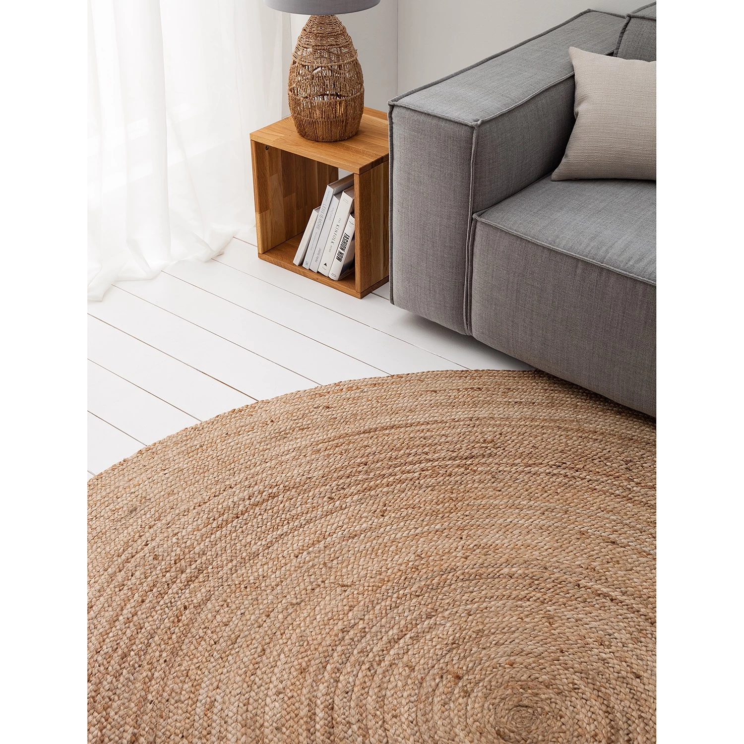 Top Square Tapis en jute Magna - Diamètre : 200 cm 8 Top Square Tapis en jute Magna - Diamètre : 200 cm – Image 6