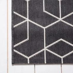 Top Square Tapis de couloir Minden - Fibres synthétiques - Noir / Blanc - Noir / Blanc -Tapis Soldes Boutique 1000118268 210406 14582000003 DETAILS P000000001000118268