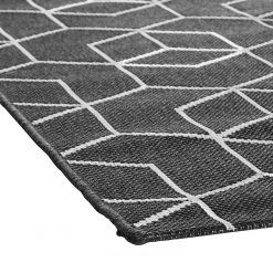 Top Square Tapis de couloir Minden - Fibres synthétiques - Noir / Blanc - Noir / Blanc -Tapis Soldes Boutique 1000118268 210406 14582000006 DETAILS P000000001000118268