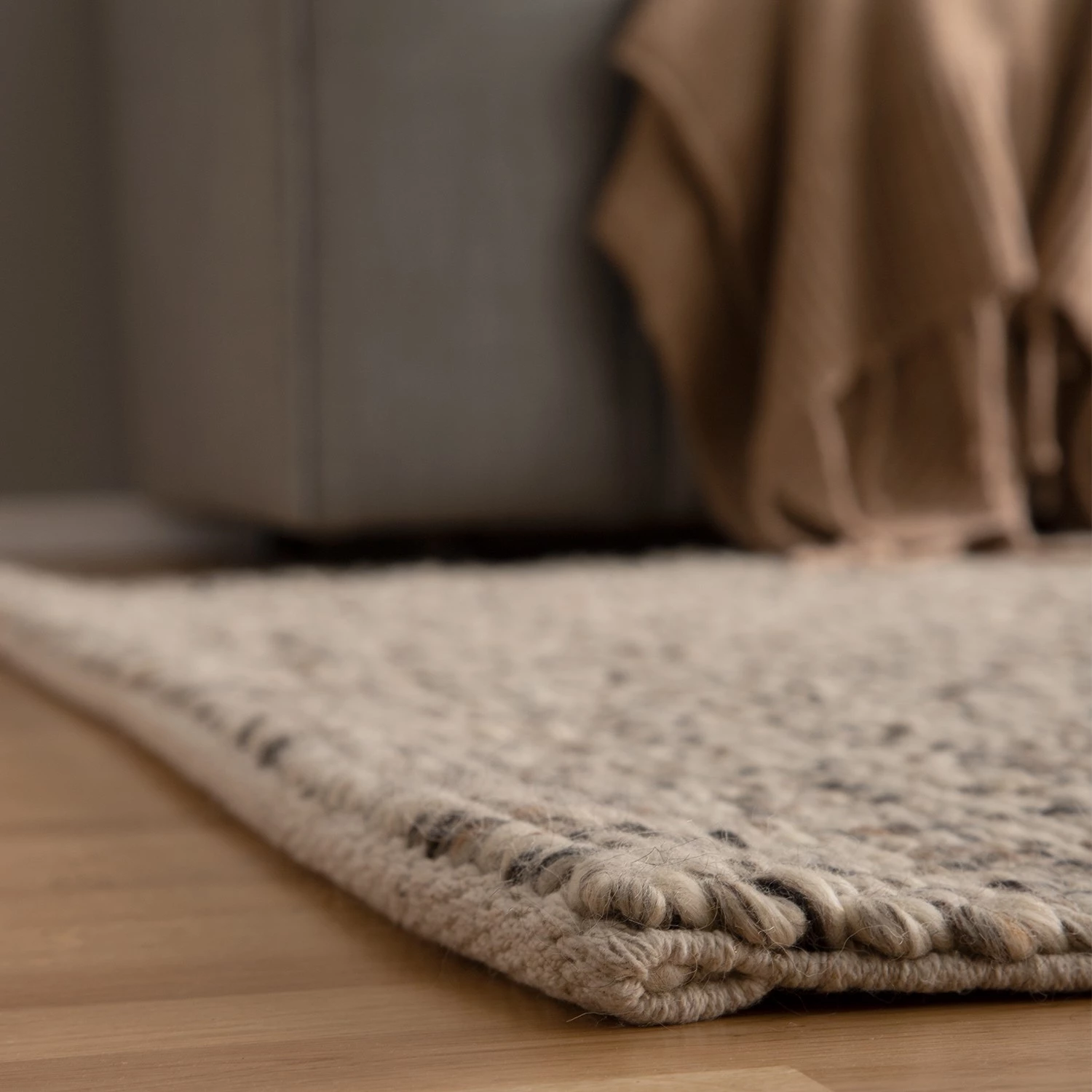 Top Square Tapis de laine Savona - Laine - Beige / Gris 9 Top Square Tapis de laine Savona - Laine - Beige / Gris – Image 7