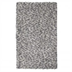 Top Square Tapis en feutre Galena - Feutre - Gris / Blanc