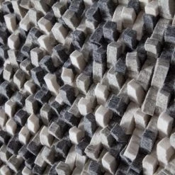 Top Square Tapis en feutre Galena - Feutre - Gris / Blanc -Tapis Soldes Boutique 1000118873 200908 10381100004 DETAILS P000000001000118873