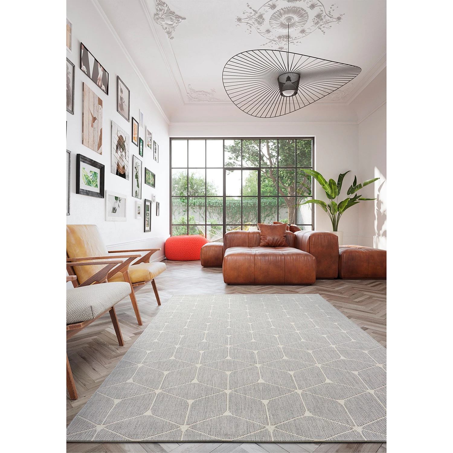 Top Square Tapis intérieur/extérieur Kusel - Fibres synthétiques 8 Top Square Tapis intérieur/extérieur Kusel - Fibres synthétiques – Image 6