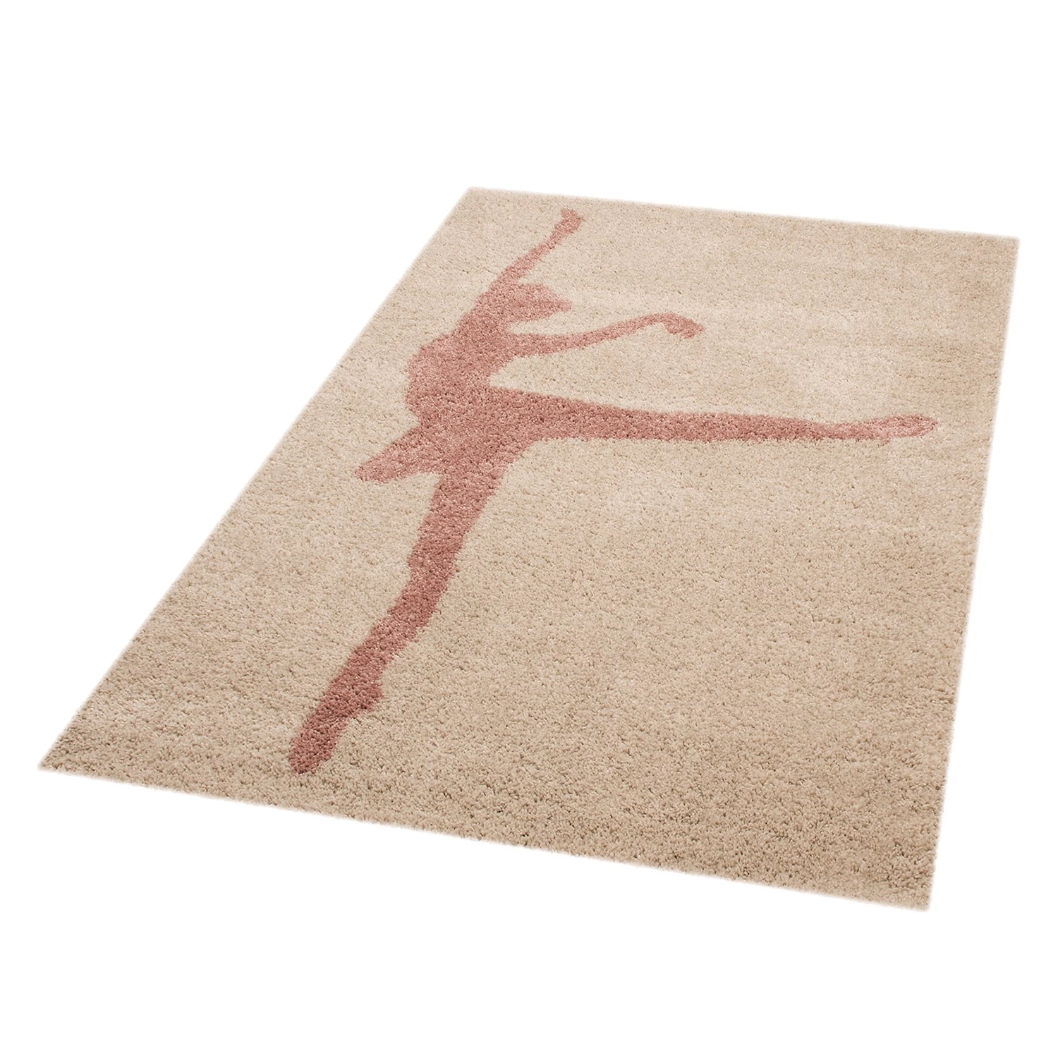 Zala Living Tapis enfant Ballerina Stella - Fibres synthétiques - Crème / Rose 4 Zala Living Tapis enfant Ballerina Stella - Fibres synthétiques - Crème / Rose – Image 3