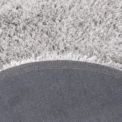 Luxor living Tapis Sora - Fibres synthétiques - Argent cendré - Diamètre : 150 cm -Tapis Soldes Boutique 1000139426 200602 11533400015 DETAILS P000000001000139426