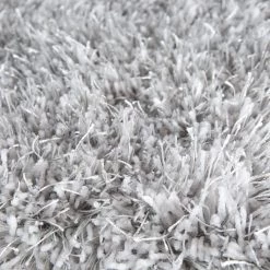 Luxor living Tapis Sora - Fibres synthétiques - Argent cendré - Diamètre : 150 cm -Tapis Soldes Boutique 1000139426 200602 11533400017 DETAILS P000000001000139426