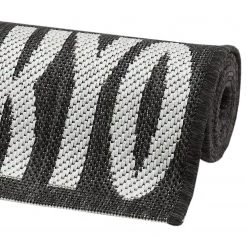 Andiamo Tapis intérieur / extérieur New Orleans - Fibres synthétiques - Anthracite / Beige -Tapis Soldes Boutique 1000142769 220203 1521080090 DETAILS P000000001000142769