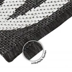 Andiamo Tapis intérieur / extérieur New Orleans - Fibres synthétiques - Anthracite / Beige -Tapis Soldes Boutique 1000142769 220301 050 DETAILS P000000001000142769