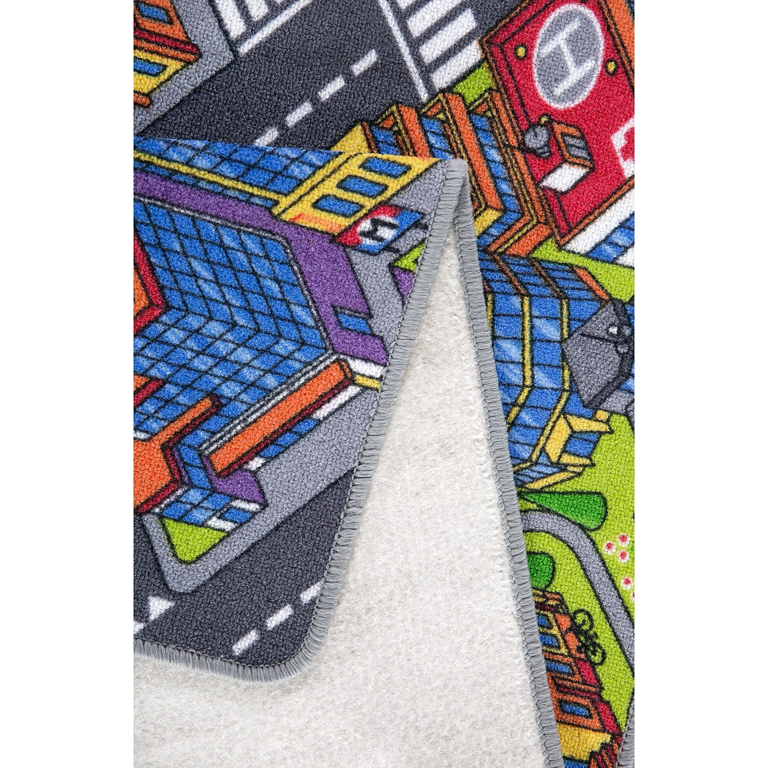 Andiamo Tapis enfant Big City - Polyamide - Multicolore - 200 x 300 cm 8 Andiamo Tapis enfant Big City - Polyamide - Multicolore - 200 x 300 cm – Image 6