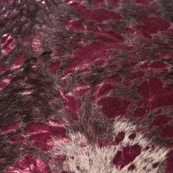 Luxor living Tapis peau de vache Pop Art - Peau de vache - Marron / Rouge Bordeaux -Tapis Soldes Boutique 1000143048 181205 15381400077 GALLERYIMAGES P000000001000143048