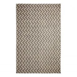 Top Square Tapis Rebecq - Tissu mélangé - Naturel / Multicolore - 200 x 290 cm