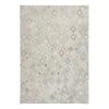 Kayoom Tapis Spark I - Cuir - Blanc laine - 160 x 230 cm