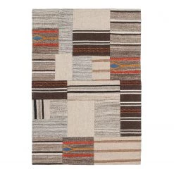 Kayoom Tapis Radical II - Tissu - Beige clair / Moka - 120 x 170 cm
