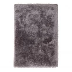 Kayoom Tapis épais Cosy - Fibres synthétiques - Gris - 120 x 170 cm