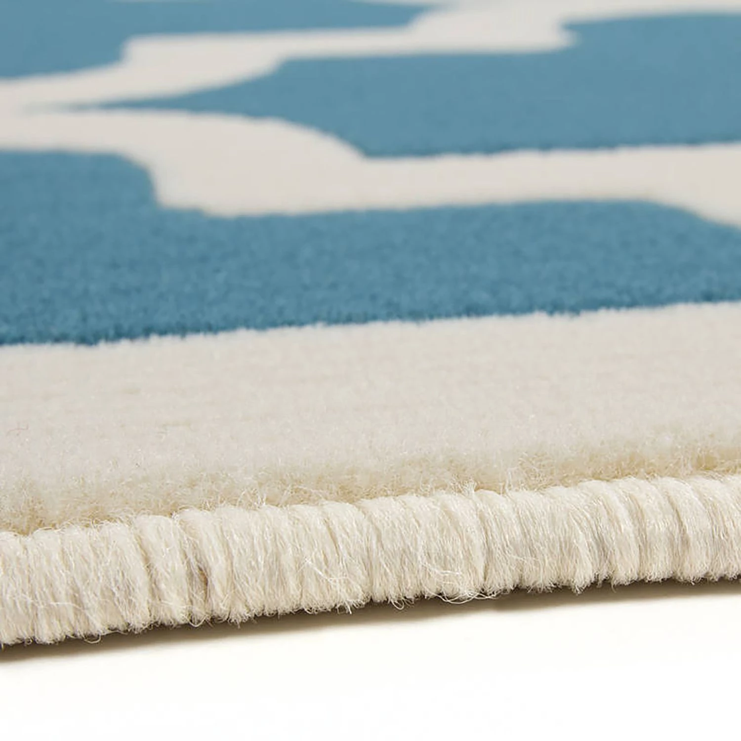 Kayoom Tapis Manolya - Fibres synthétiques - Bleu pétrole / Crème - 80 x 150 cm 4 Kayoom Tapis Manolya - Fibres synthétiques - Bleu pétrole / Crème - 80 x 150 cm – Image 2