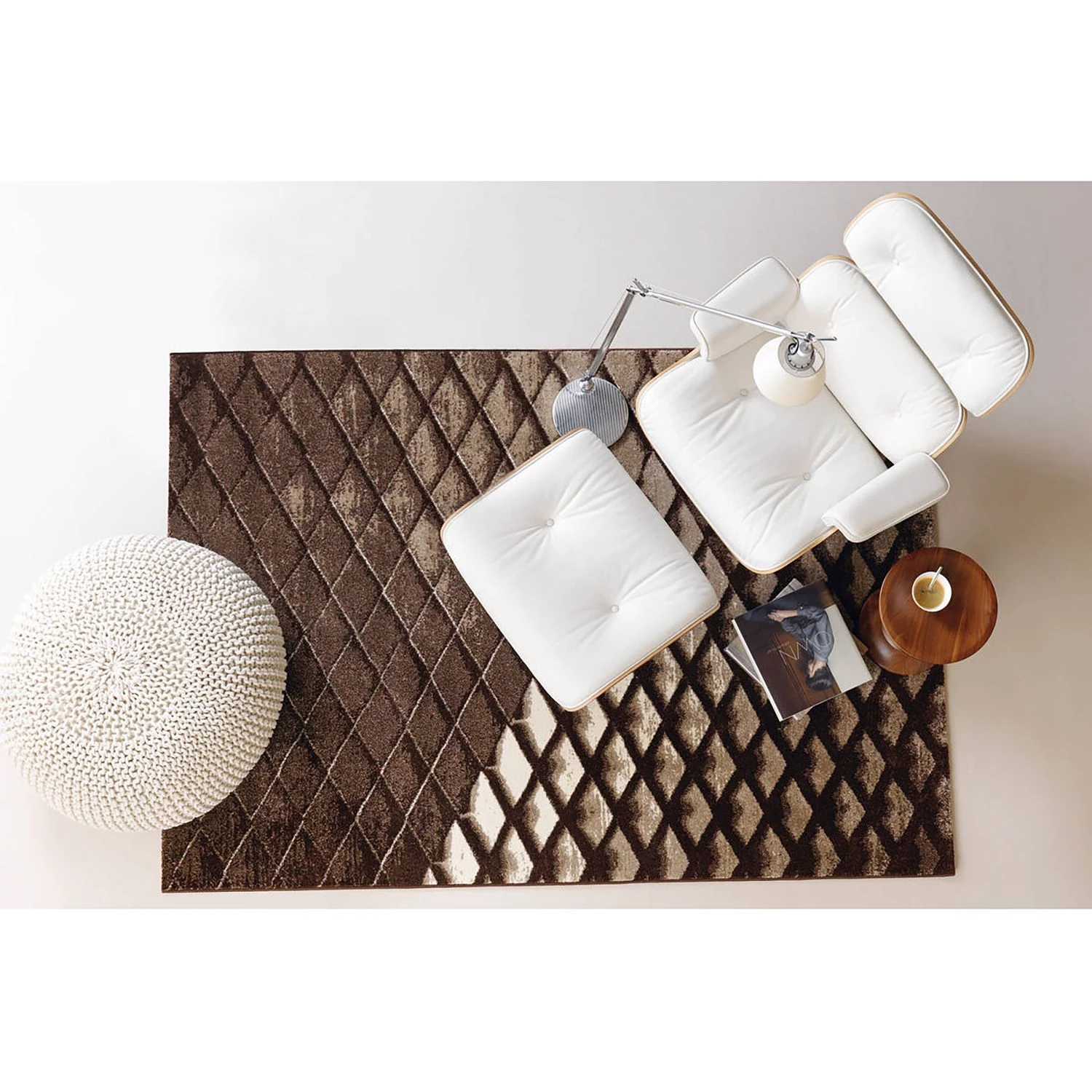 Arte Espina Tapis Sosoye - Fibres synthétiques - Marron - 160 x 230 cm 4 Arte Espina Tapis Sosoye - Fibres synthétiques - Marron - 160 x 230 cm – Image 2