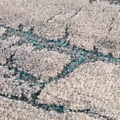 Arte Espina Tapis Zetland - Fibres synthétiques - Crème / Bleu - 120 x 170 cm -Tapis Soldes Boutique 1000145519 181121 103629422 GALLERYIMAGES P000000001000145519