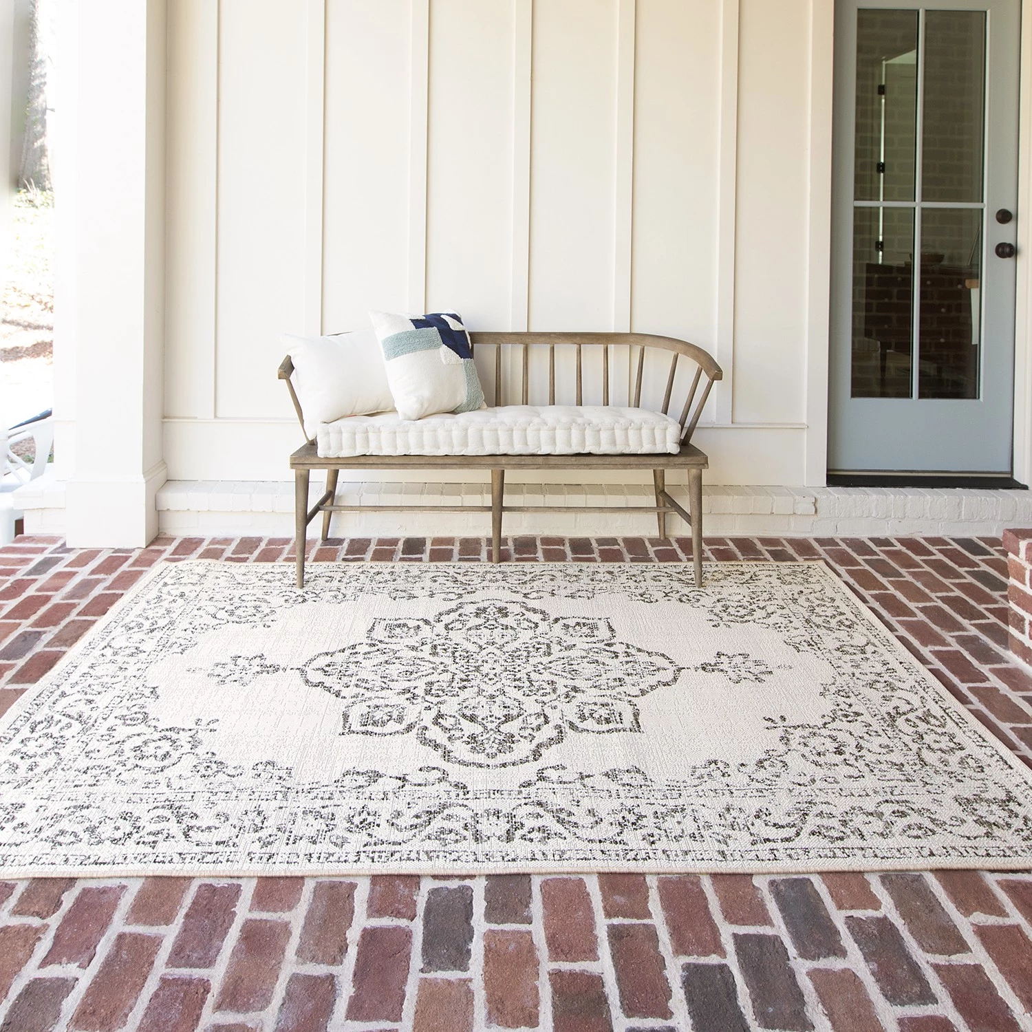 Top Square Tapis intérieur / extérieur Prisma V - Fibres synthétiques - Noir - 160 x 230 cm 4 Top Square Tapis intérieur / extérieur Prisma V - Fibres synthétiques - Noir - 160 x 230 cm – Image 2