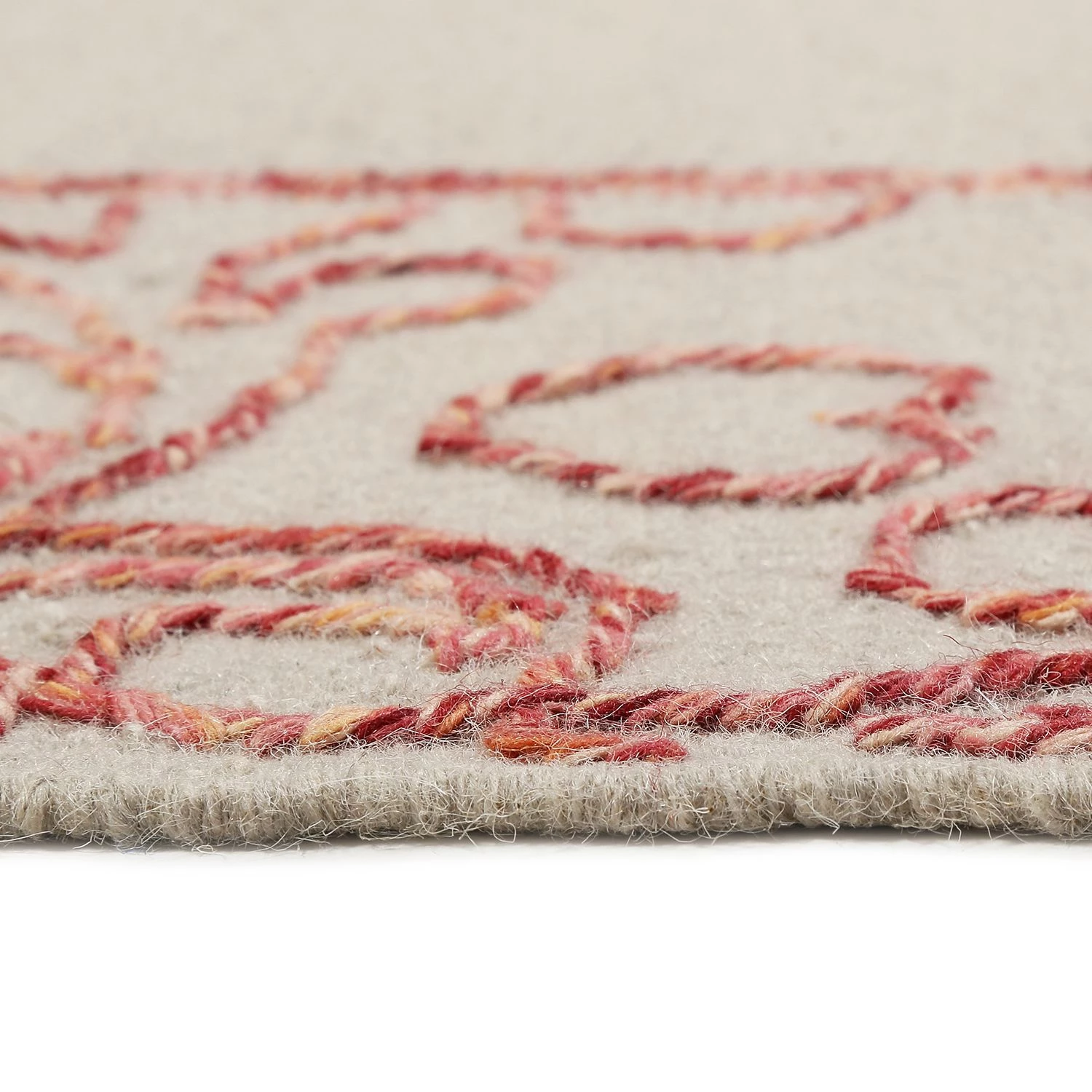 Esprit Home Tapis en laine Kayla Kelim Border - Saumon 9 Esprit Home Tapis en laine Kayla Kelim Border - Saumon – Image 7