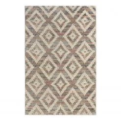 Wecon Home Tapis Passion - Fibres synthétiques - Gris sable - 160 x 225 cm