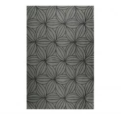 Wecon Home Tapis en laine Oria - Anthracite clair - 170 x 240 cm