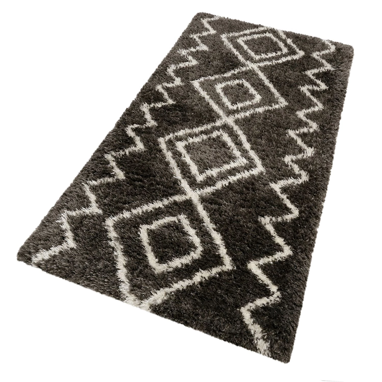 Wecon Home Tapis épais Yagour - Poivre - 120 x 170 cm 4 Wecon Home Tapis épais Yagour - Poivre - 120 x 170 cm – Image 2
