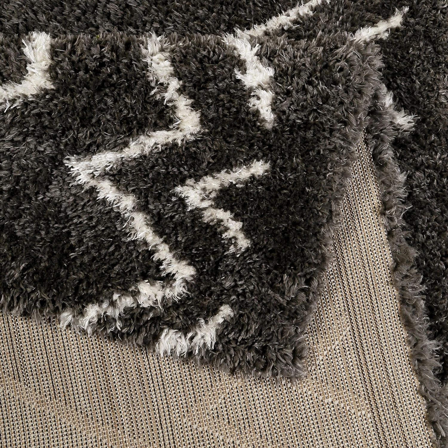 Wecon Home Tapis épais Yagour - Poivre - 120 x 170 cm 7 Wecon Home Tapis épais Yagour - Poivre - 120 x 170 cm – Image 5