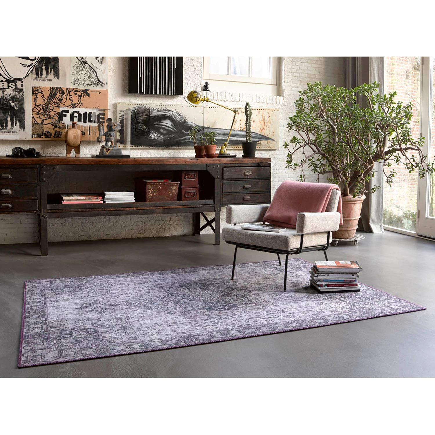 Wecon Home Tapis Synchronize - Fibres synthétiques - Granite 4 Wecon Home Tapis Synchronize - Fibres synthétiques - Granite – Image 2