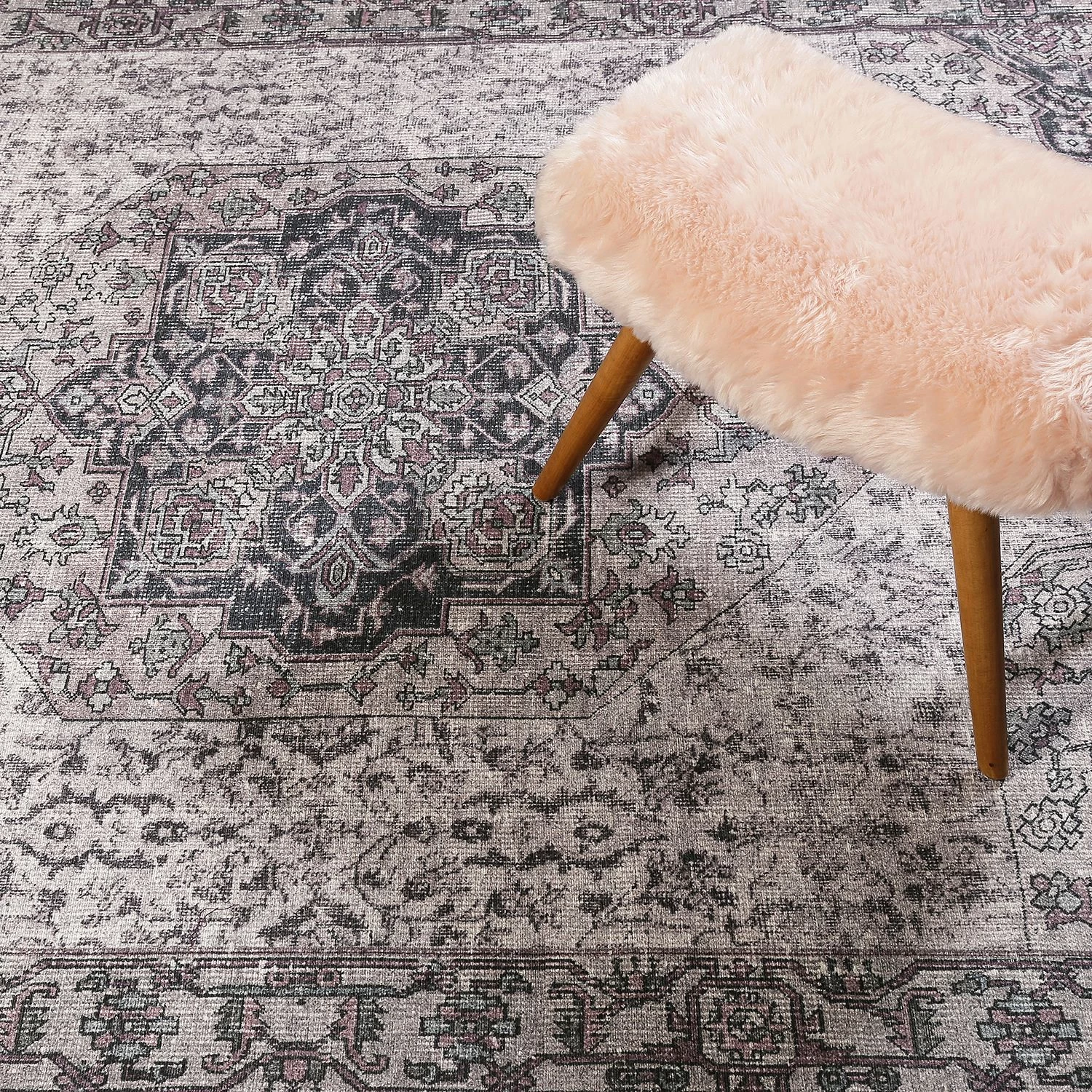 Wecon Home Tapis Synchronize - Fibres synthétiques - Granite 7 Wecon Home Tapis Synchronize - Fibres synthétiques - Granite – Image 5