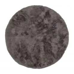 Schöner Wohnen Kollektion Tapis en peau Tender Circle - Tissu mélangé - Tourbe