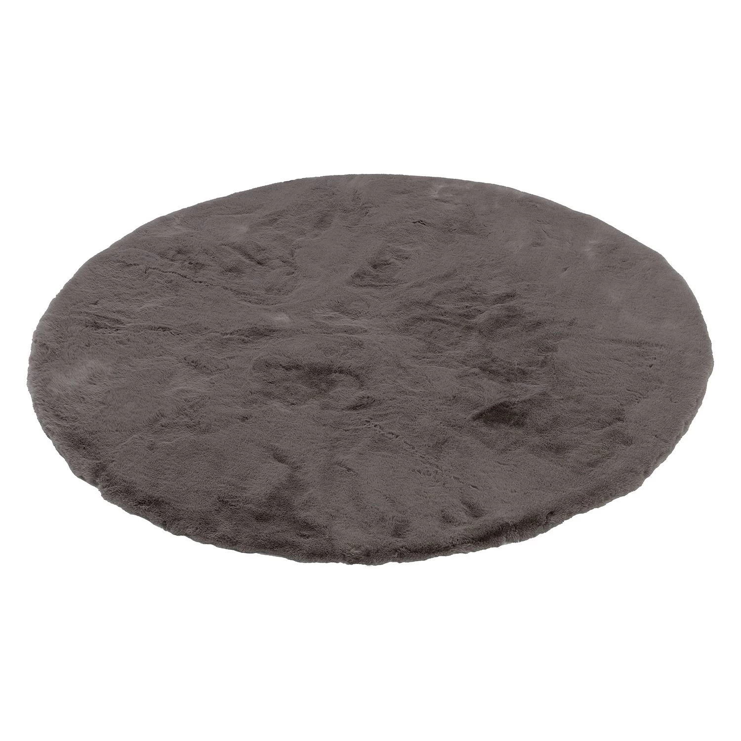 Schöner Wohnen Kollektion Tapis en peau Tender Circle - Tissu mélangé - Tourbe 4 Schöner Wohnen Kollektion Tapis en peau Tender Circle - Tissu mélangé - Tourbe – Image 2