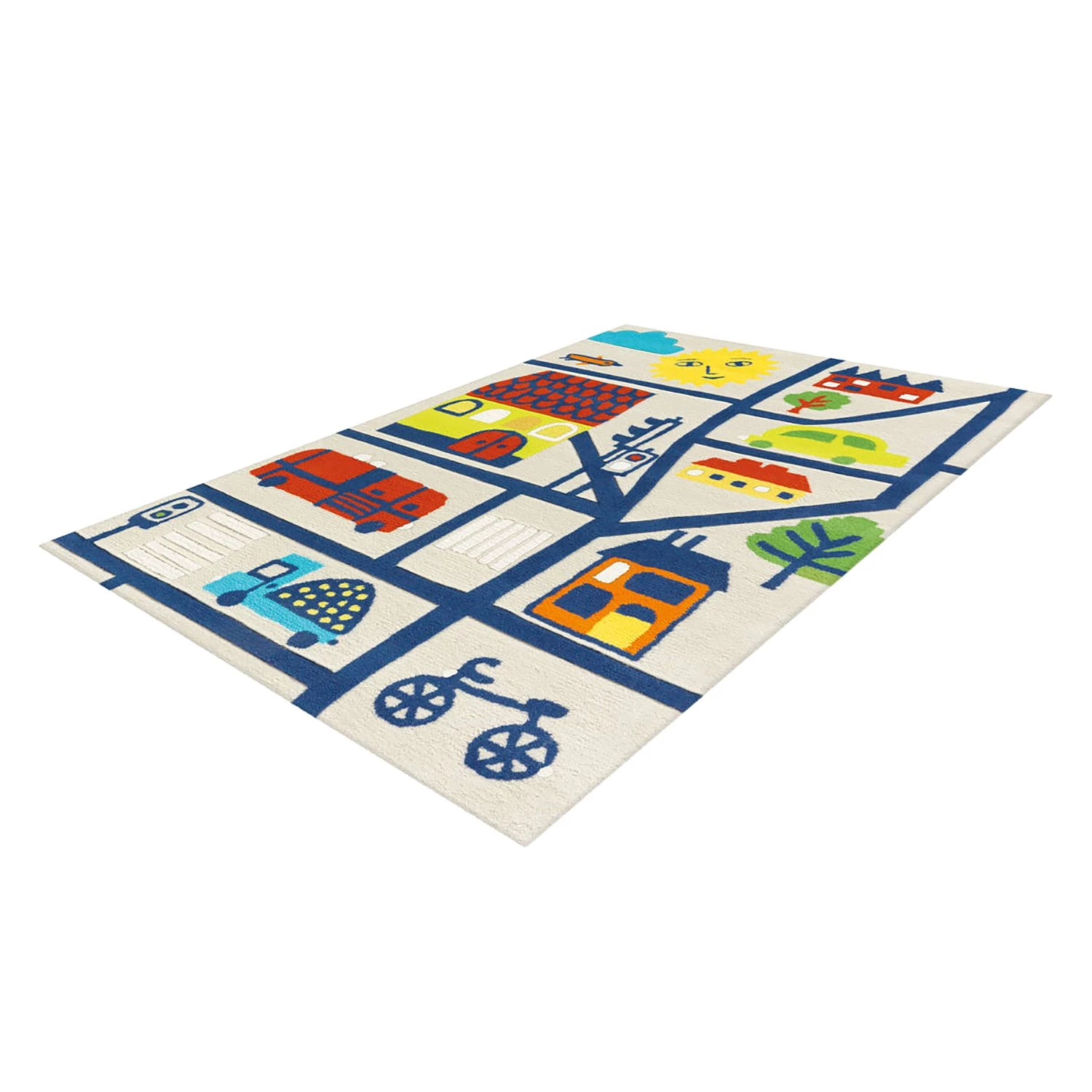 Arte Espina Tapis enfant Glowy City - Fibres synthétiques - Multicolore 6 Arte Espina Tapis enfant Glowy City - Fibres synthétiques - Multicolore – Image 4