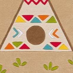 Arte Espina Tapis enfant Glowy Indian - Fibres synthétiques - Beige / Multicolore 11 Arte Espina Tapis enfant Glowy Indian - Fibres synthétiques - Beige / Multicolore -Tapis Soldes Boutique 1000158346 190214 06194400095 GALLERYIMAGES P000000001000158346