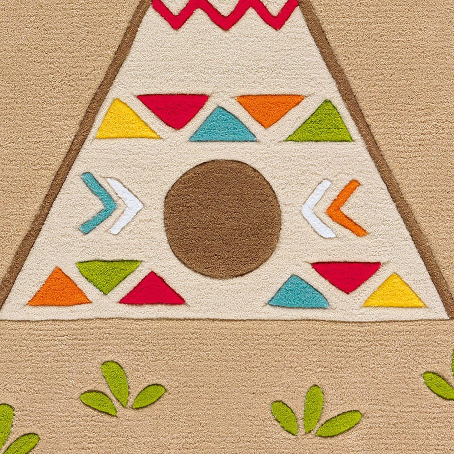 Arte Espina Tapis enfant Glowy Indian - Fibres synthétiques - Beige / Multicolore 7 Arte Espina Tapis enfant Glowy Indian - Fibres synthétiques - Beige / Multicolore – Image 5