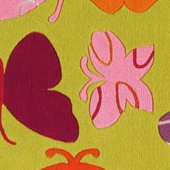 Arte Espina Tapis enfant Glowy Butterfly - Fibres synthétiques - Multicolore -Tapis Soldes Boutique 1000158349 190214 06194400110 GALLERYIMAGES P000000001000158349