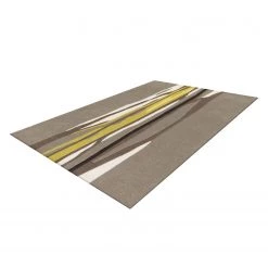 Arte Espina Tapis Spirit - Fibres synthétiques - Gris clair / Jaune maïs - 140 x 200 cm -Tapis Soldes Boutique 1000158351 190214 06194400117 GALLERYIMAGES P000000001000158351