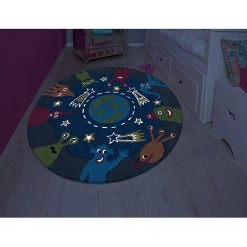 Arte Espina Tapis enfant Glowy Monster - Fibres synthétiques - Multicolore -Tapis Soldes Boutique 1000158362 190214 06194500162 MOOD GALLERYIMAGES P000000001000158362 mood