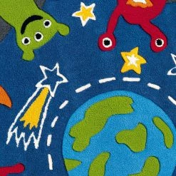 Arte Espina Tapis enfant Glowy Monster - Fibres synthétiques - Multicolore -Tapis Soldes Boutique 1000158362 190214 06194500164 GALLERYIMAGES P000000001000158362