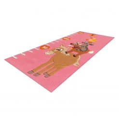 Arte Espina Tapis enfant Joy Animals - Fibres synthétiques - Rose / Marron -Tapis Soldes Boutique 1000158372 190214 06194700206 GALLERYIMAGES P000000001000158372