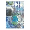 Arte Espina Tapis Flash NYC - Fibres synthétiques - Bleu-vert - 40 x 60 cm