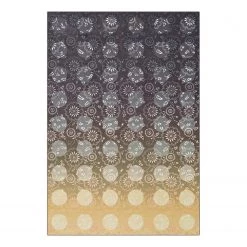 Arte Espina Tapis Flash - Fibres synthétiques - Gris / Jaune - 160 x 230 cm